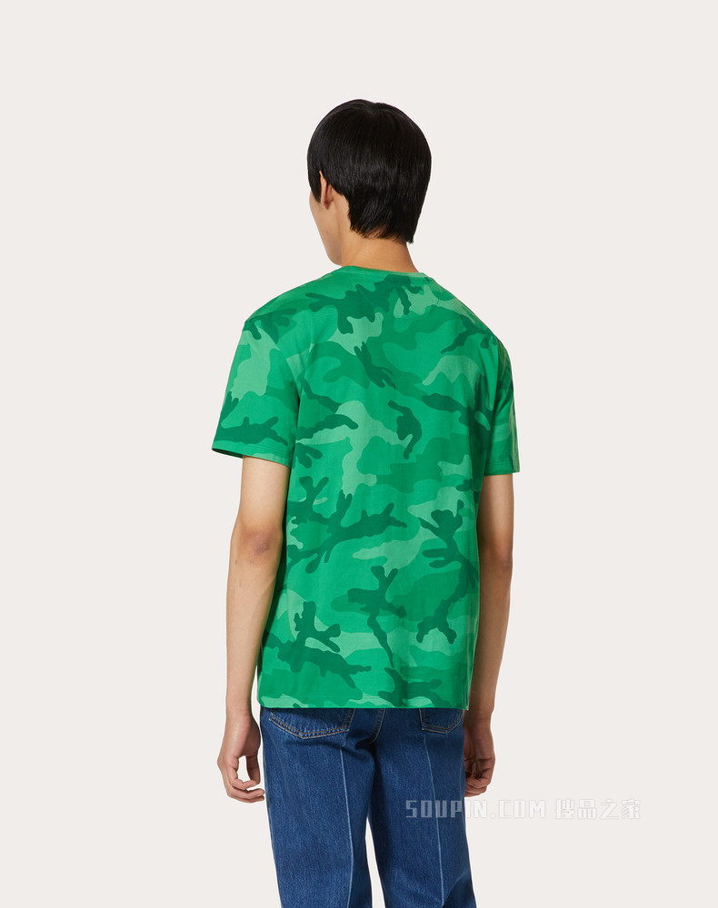 CAMOUFLAGE迷彩印花棉质T恤
