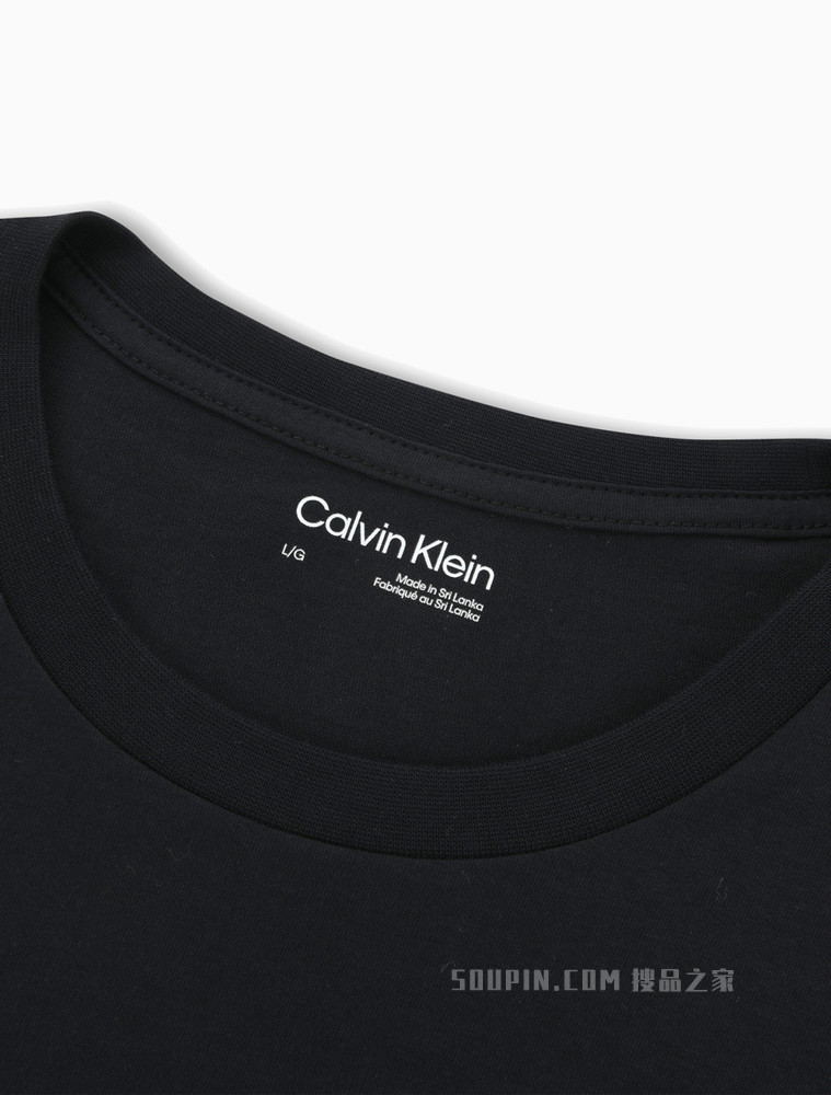 Calvin Klein 22春夏新款男士时尚圆领纯棉醒目字母印花短袖T恤40HM825