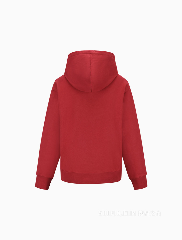 【预估到手价900】Calvin Klein 22春夏女士时尚纯棉连帽简约刺绣LOGO套头卫衣40WH106