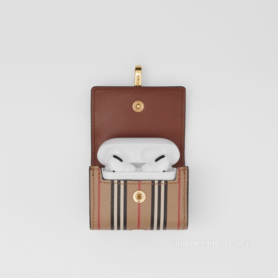 标志性条纹 AirPods Pro 保护套 (典藏米色)