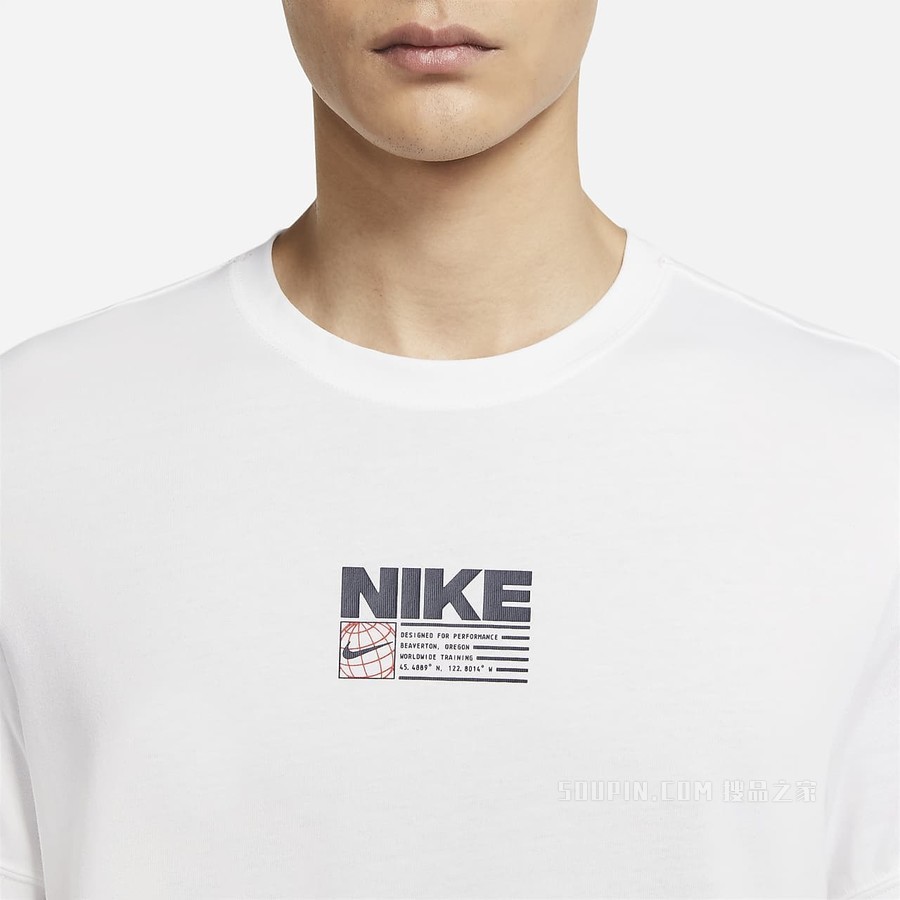 Nike Dri-FIT 男子印花短袖训练上衣