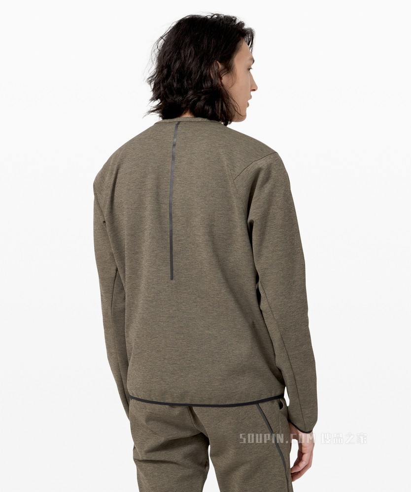 lab UNISEX Refract 男士运动半拉链衫
