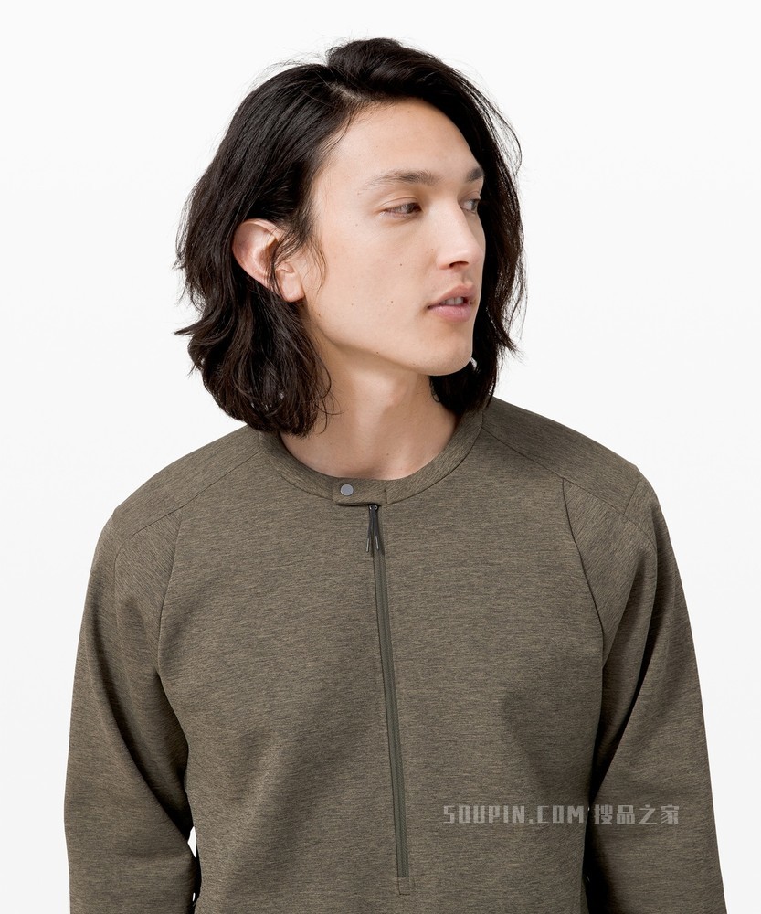 lab UNISEX Refract 男士运动半拉链衫