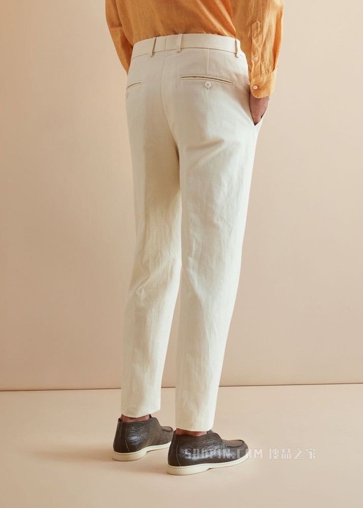 Chino 长裤 棉 , 亚麻