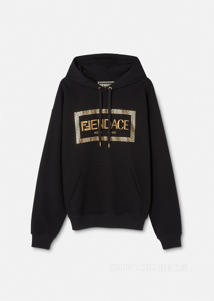 Fendace Logo连帽衫