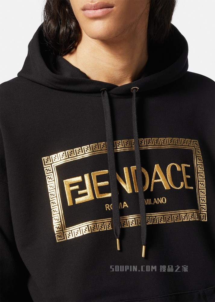 Fendace Logo连帽衫