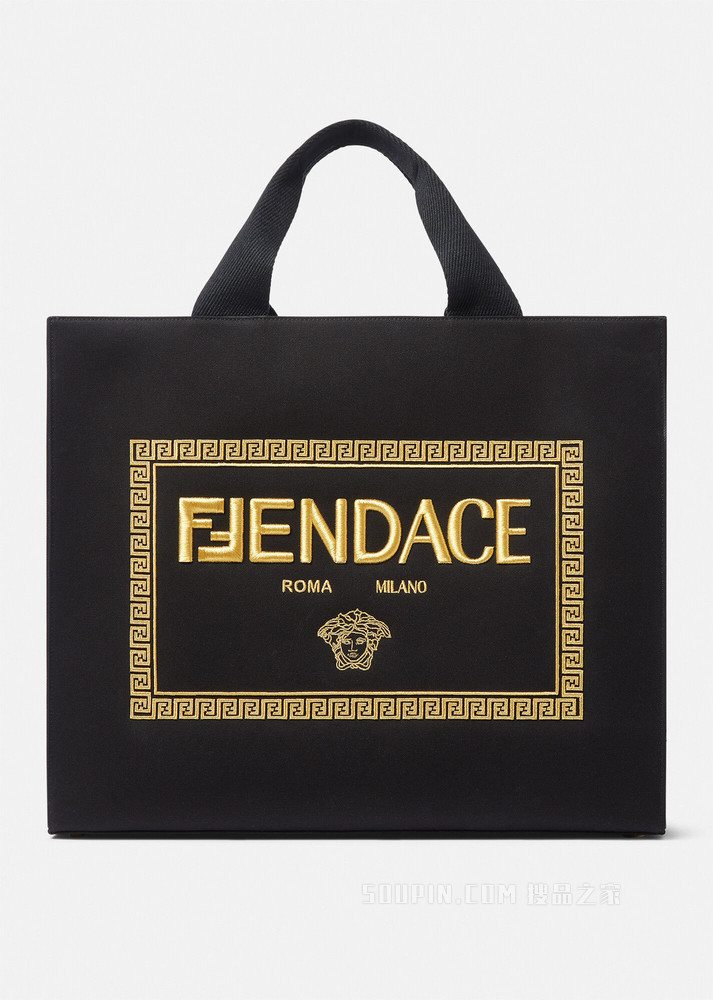 大号Fendace Logo托特包