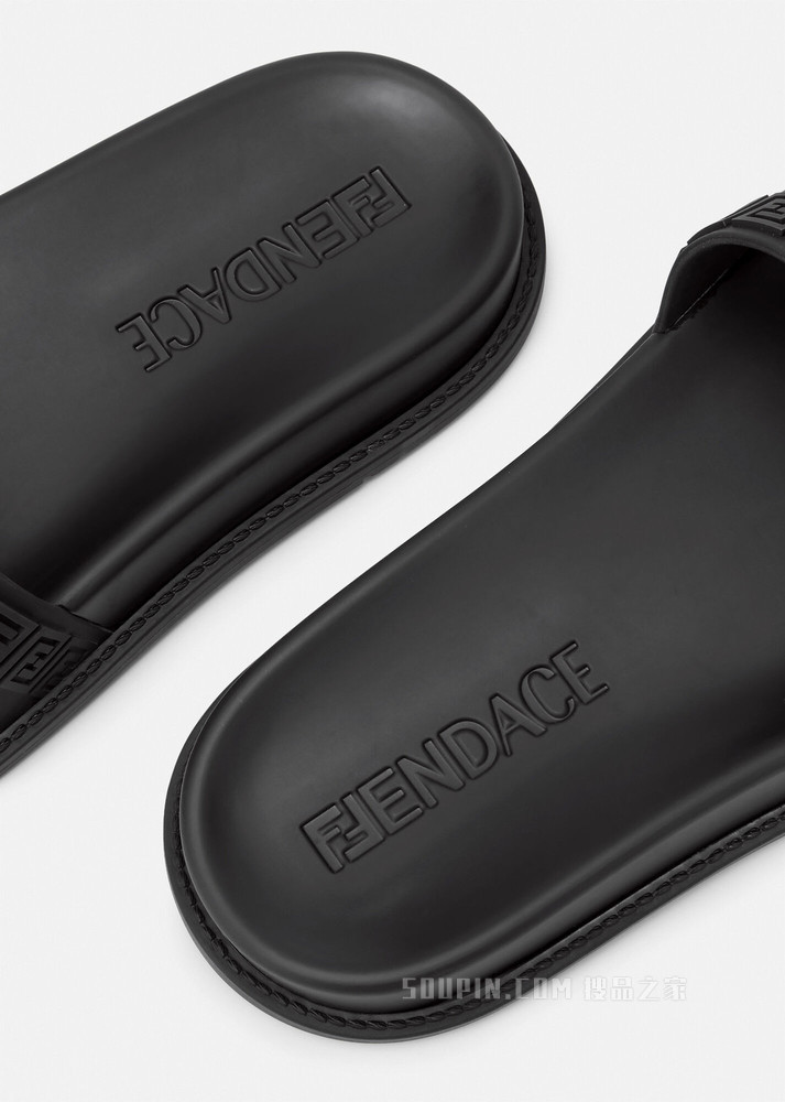 Fendace Logo拖鞋