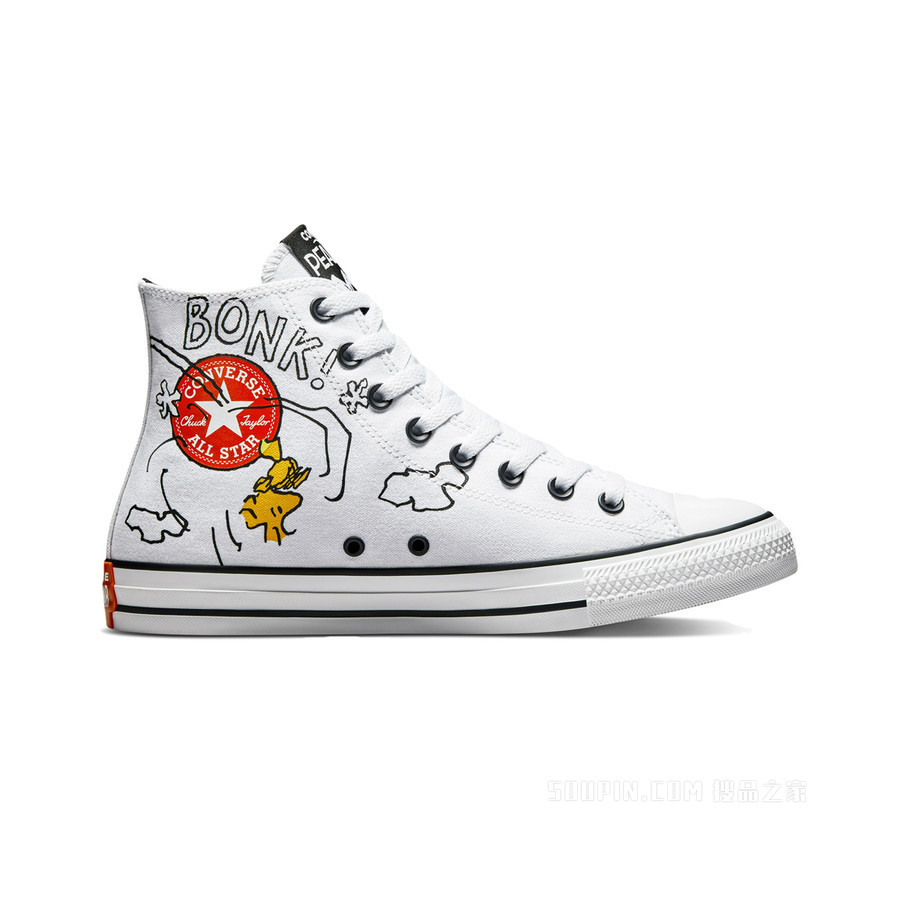 【男女同款】Converse x Peanuts Chuck Taylor All Star 中性 白色