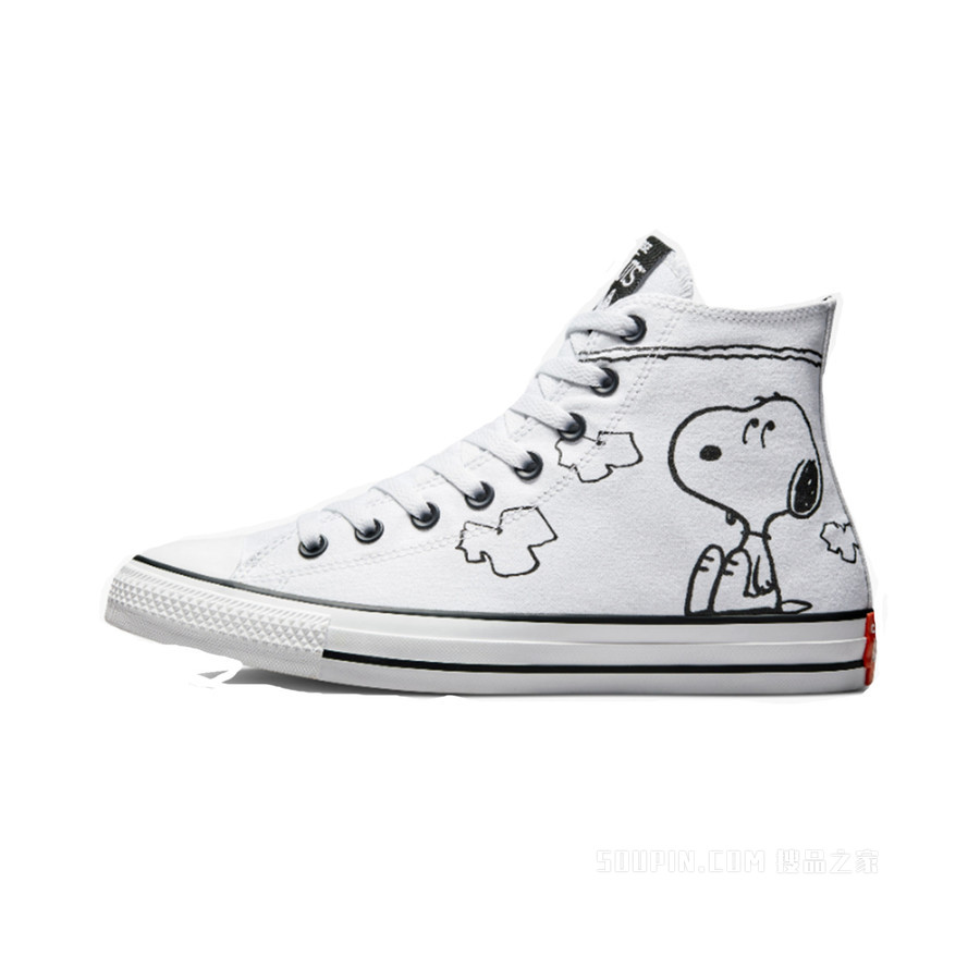【男女同款】Converse x Peanuts Chuck Taylor All Star 中性 白色