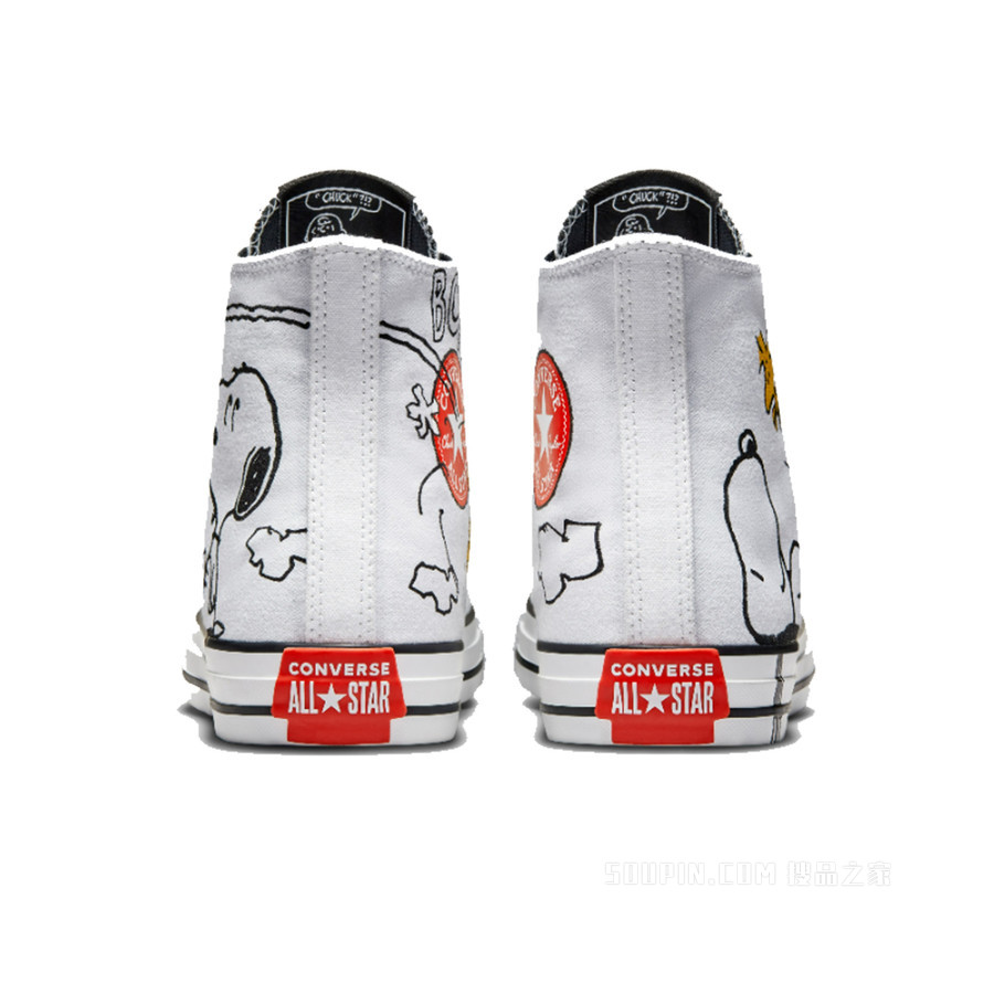 【男女同款】Converse x Peanuts Chuck Taylor All Star 中性 白色
