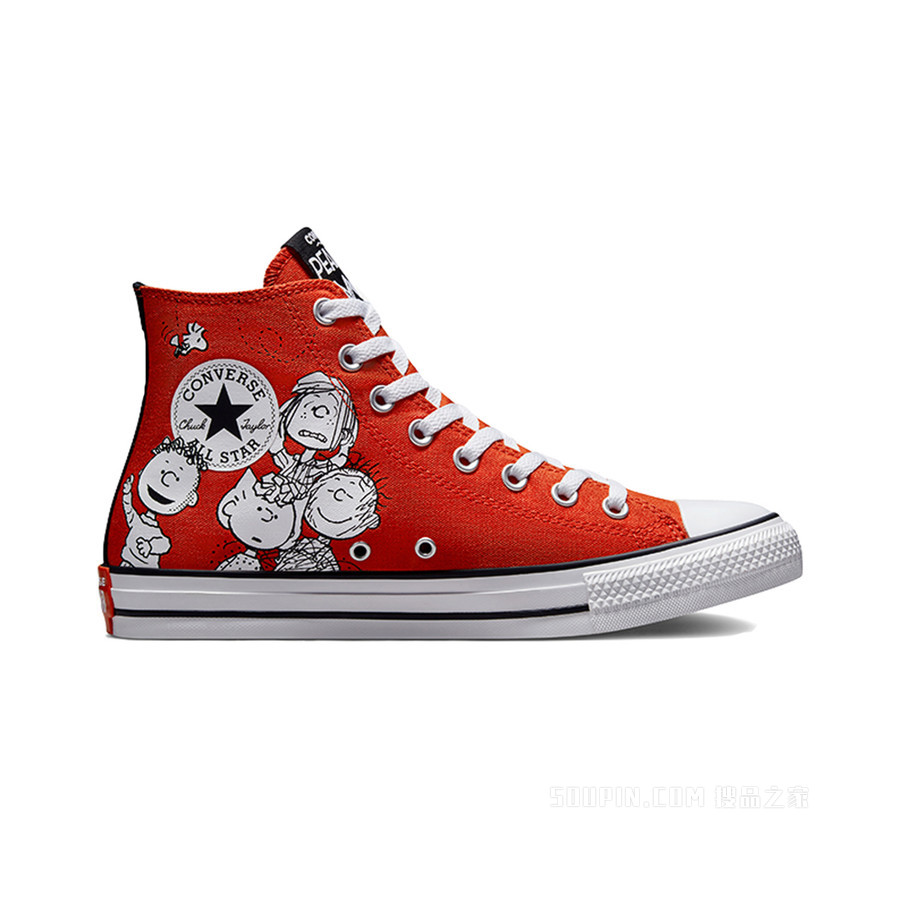 【男女同款】Converse x Peanuts Chuck Taylor All Star 中性 红色