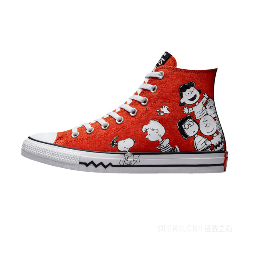 【男女同款】Converse x Peanuts Chuck Taylor All Star 中性 红色