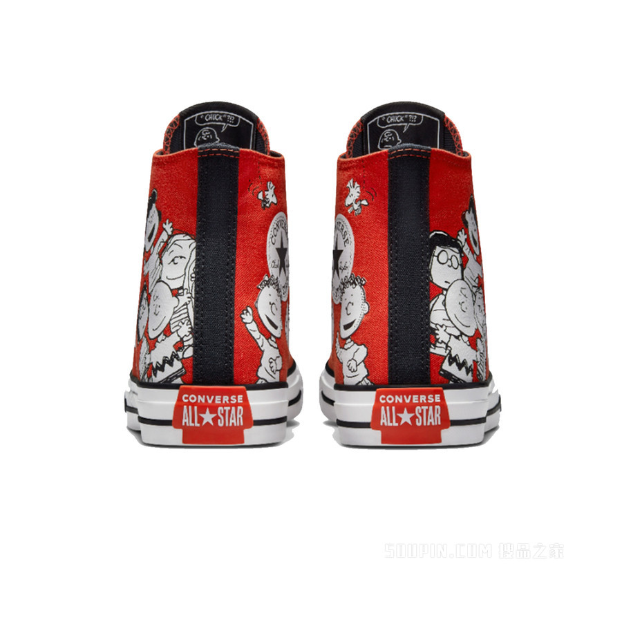 【男女同款】Converse x Peanuts Chuck Taylor All Star 中性 红色