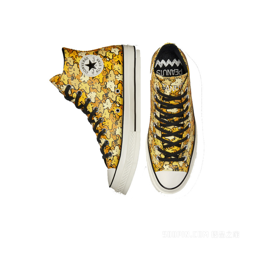【男女同款】Converse x Peanuts Chuck 70 中性 黄色