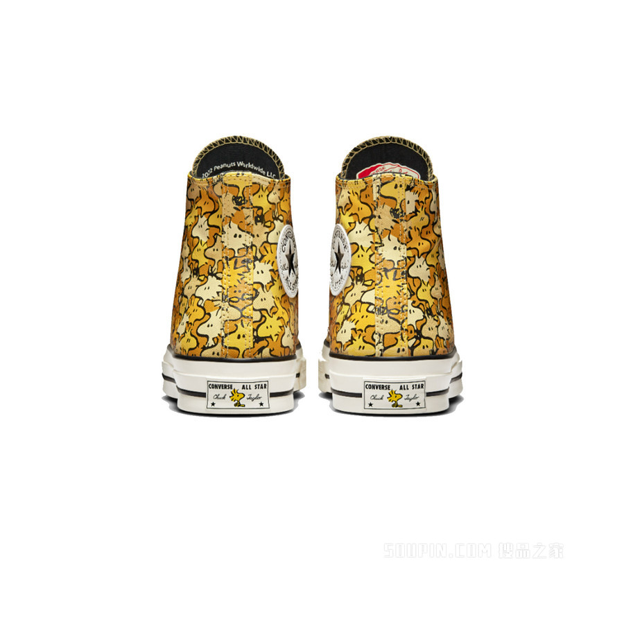 【男女同款】Converse x Peanuts Chuck 70 中性 黄色