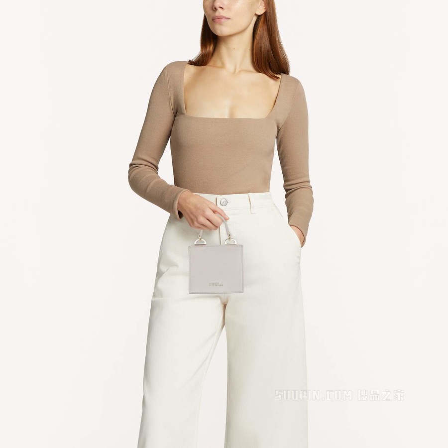 迷你手袋 小号 Perla E (White) Furla Linea Futura