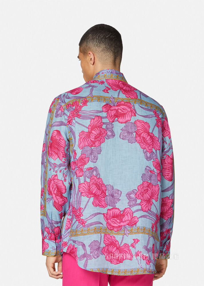 Acid Bouquet亚麻衬衫