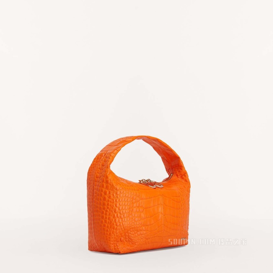小号hobo包 Arancio Fluorescente (Orange) Furla Ginger