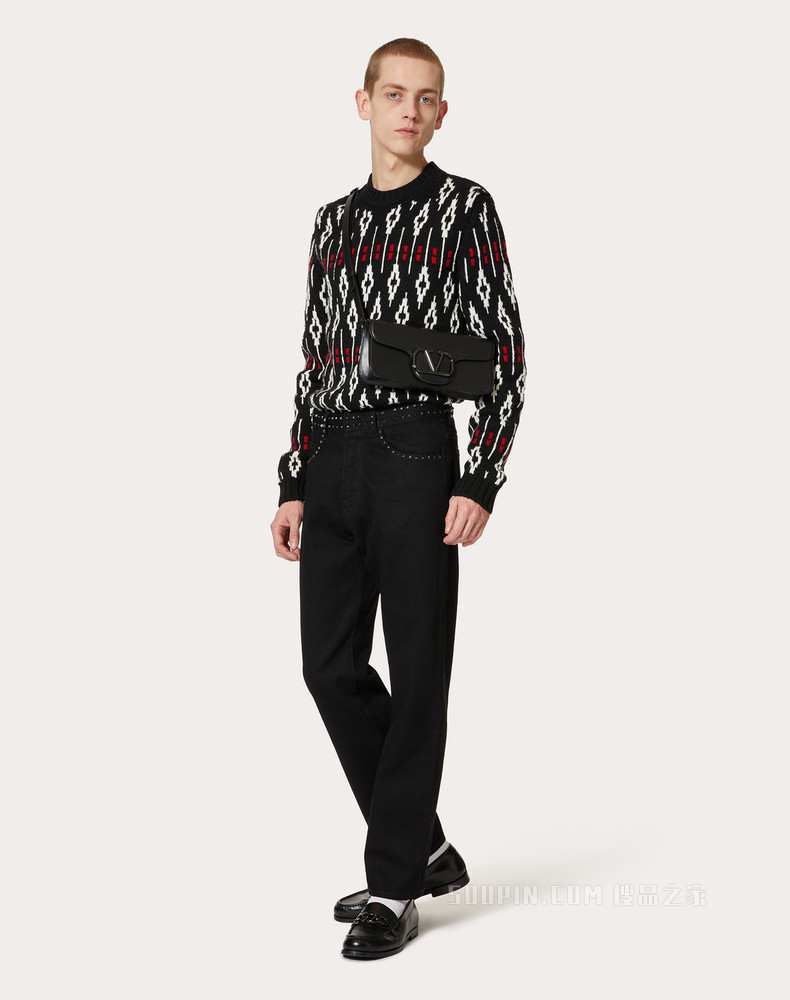 ROCKSTUD SPIKE牛仔裤
