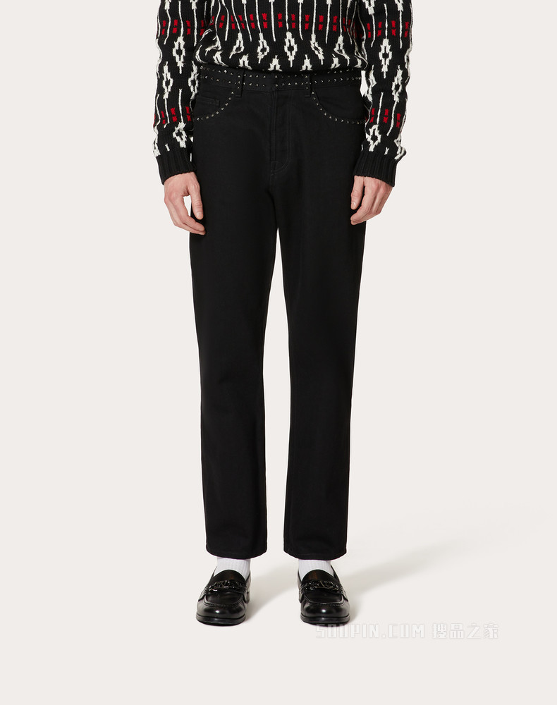 ROCKSTUD SPIKE牛仔裤