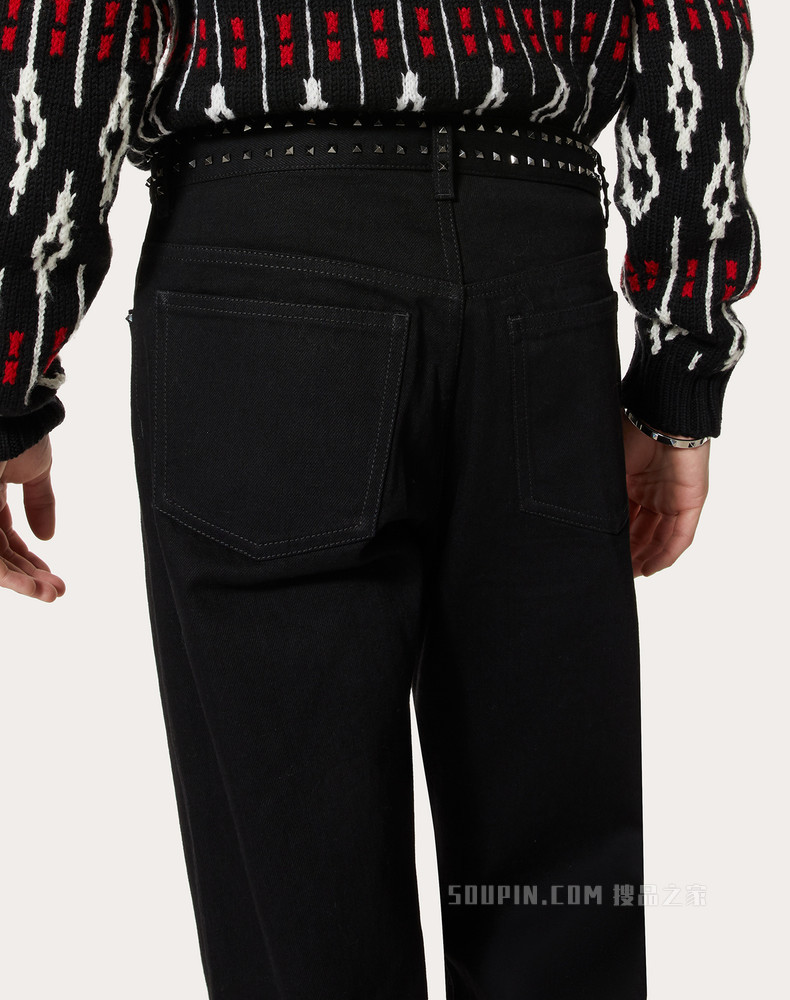 ROCKSTUD SPIKE牛仔裤