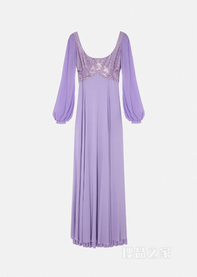 淡紫色礼服