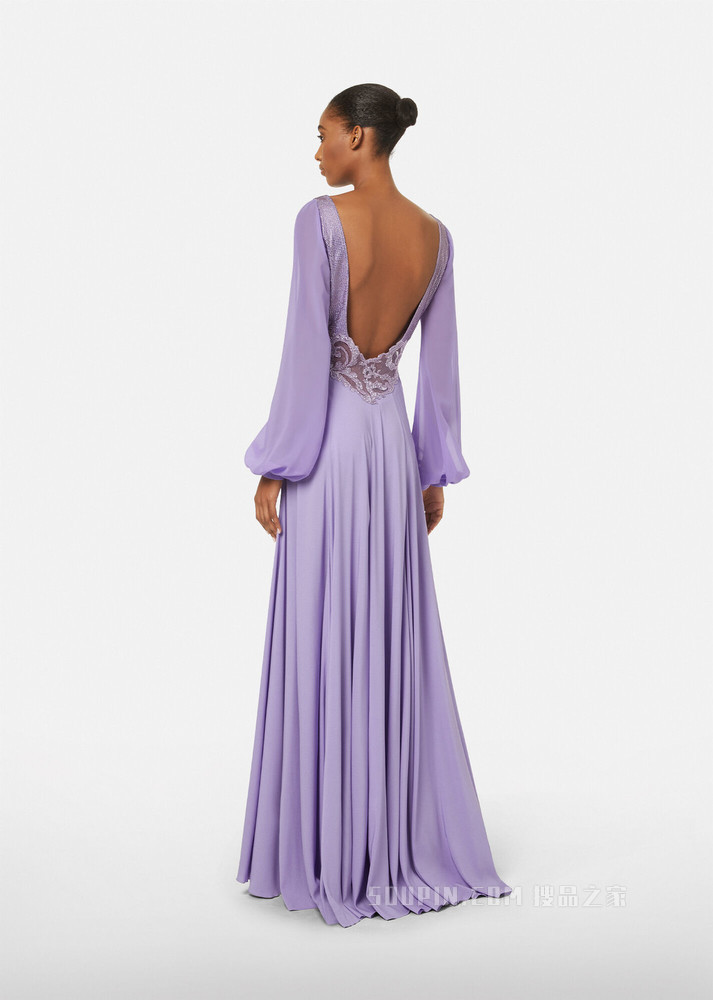 淡紫色礼服
