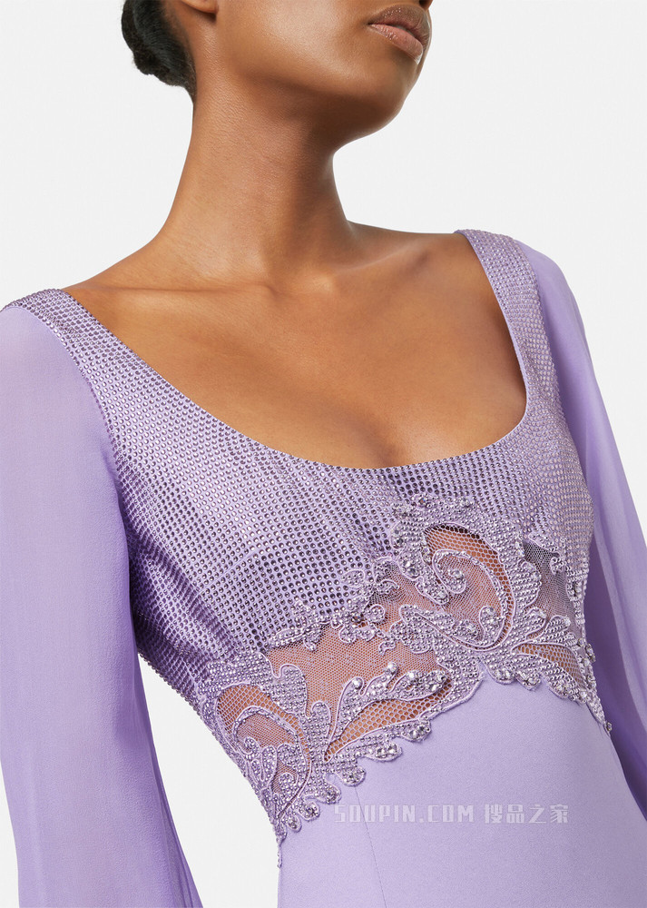 淡紫色礼服