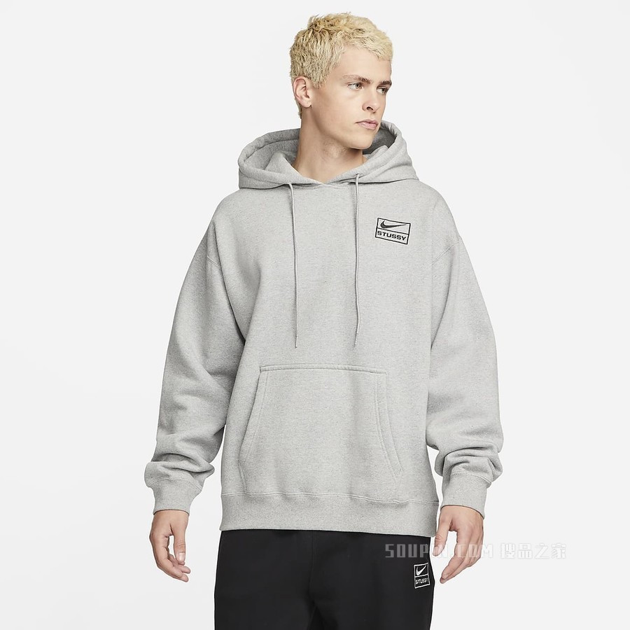 Nike x Stüssy 男/女套头连帽衫