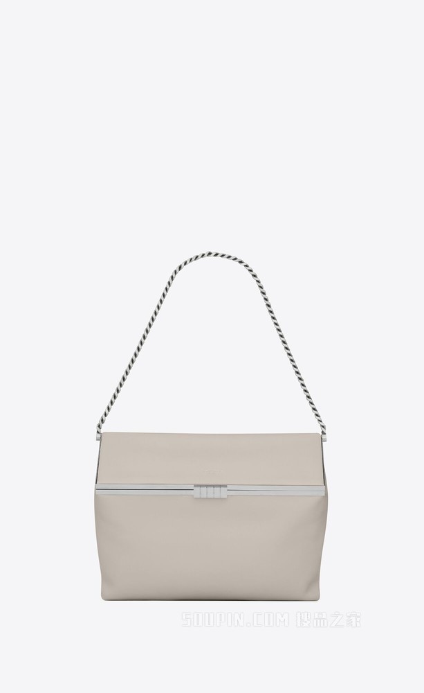 Fanny中号光滑皮革链条包