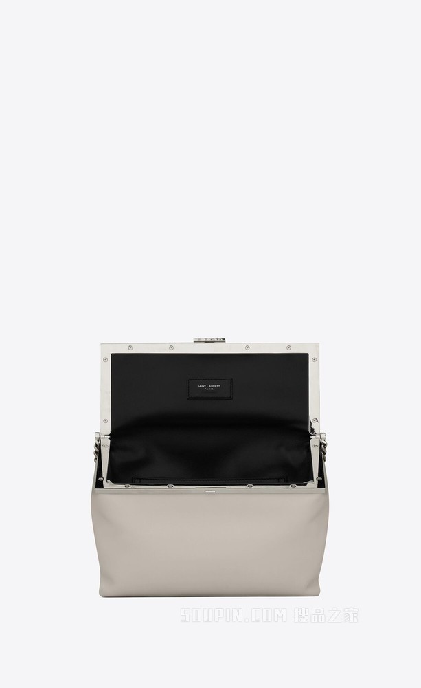 Fanny中号光滑皮革链条包