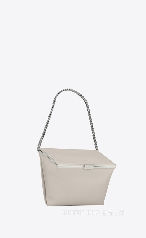 Fanny中号光滑皮革链条包