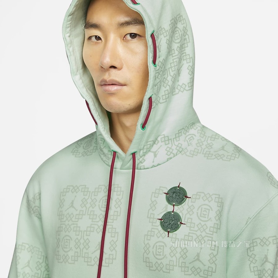 Jordan x CLOT 男子针织连帽衫