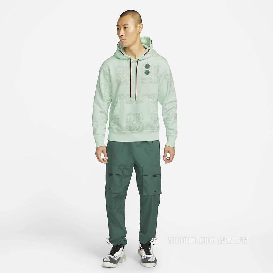 Jordan x CLOT 男子针织连帽衫