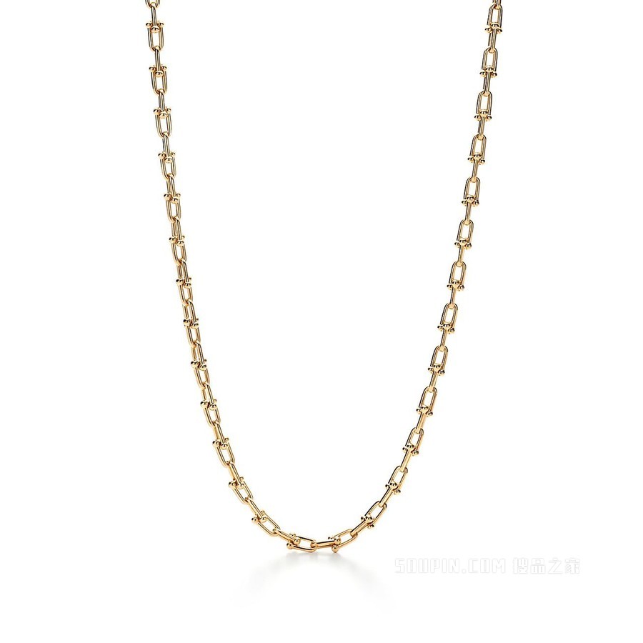 Tiffany HardWear系列18K金链环项链