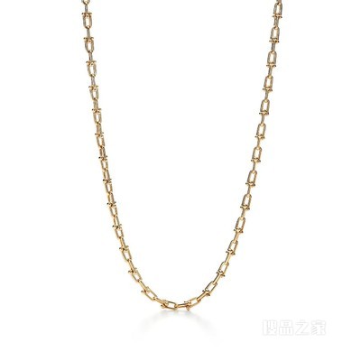 Tiffany HardWear系列18K金链环项链