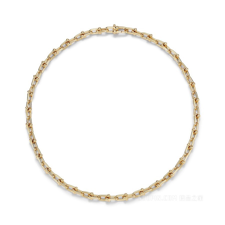 Tiffany HardWear系列18K金链环项链
