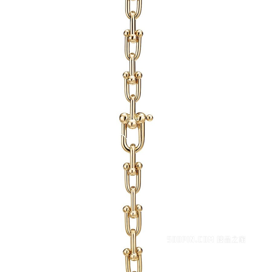 Tiffany HardWear系列18K金链环项链