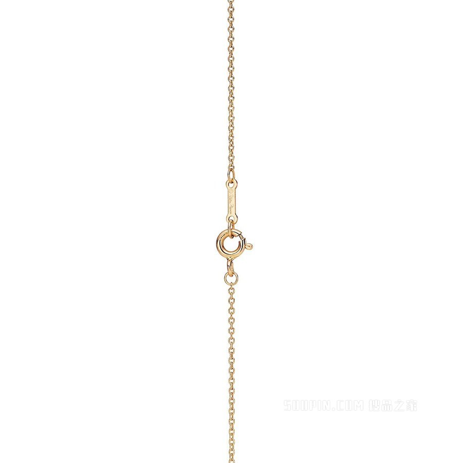 Paloma Picasso® 系列 18K 黄金 Olive Leaf 蔓枝项链。