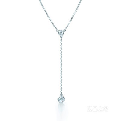 Elsa Peretti® 系列 Diamonds by the Yard™ 铂金项链。