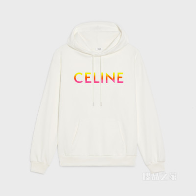 CELINE棉质抓绒宽松连帽衫 23743