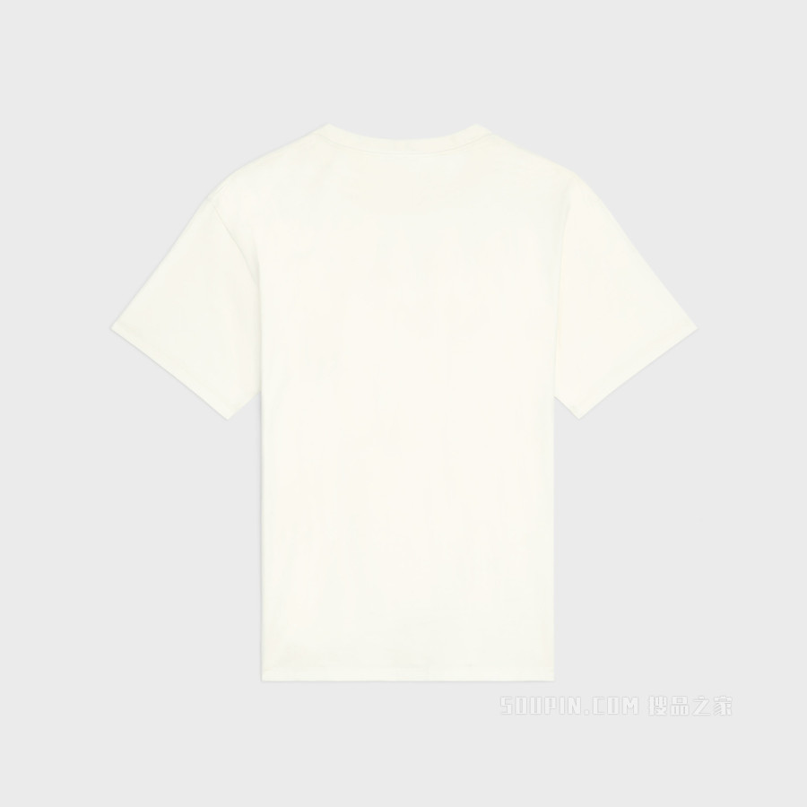 CELINE棉质平纹针织宽松T恤 24660
