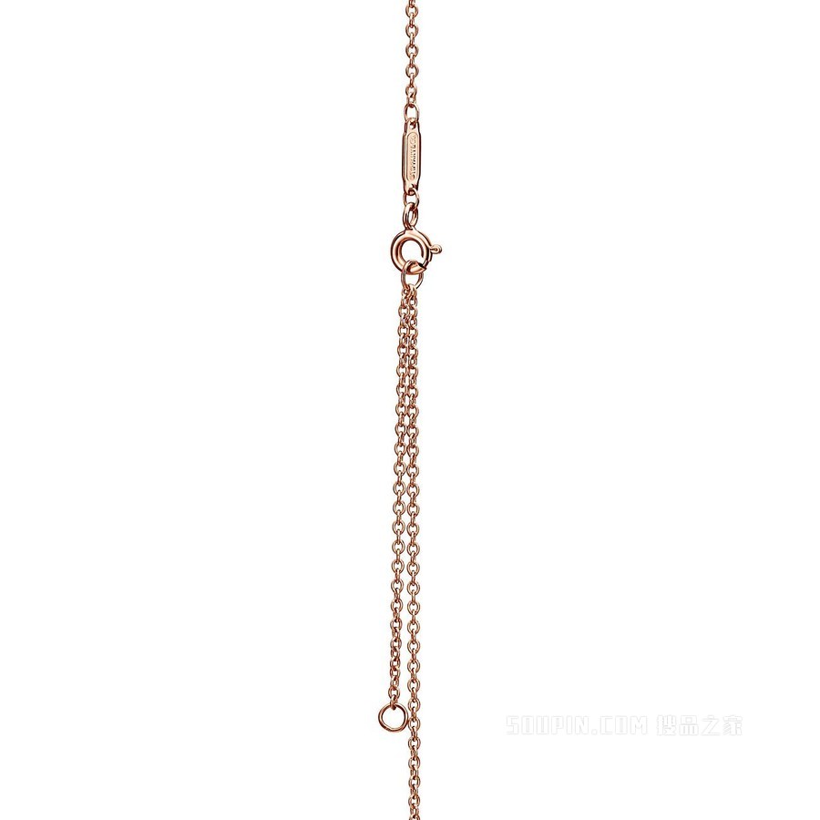 Tiffany Knot 系列 18K 玫瑰金项链
