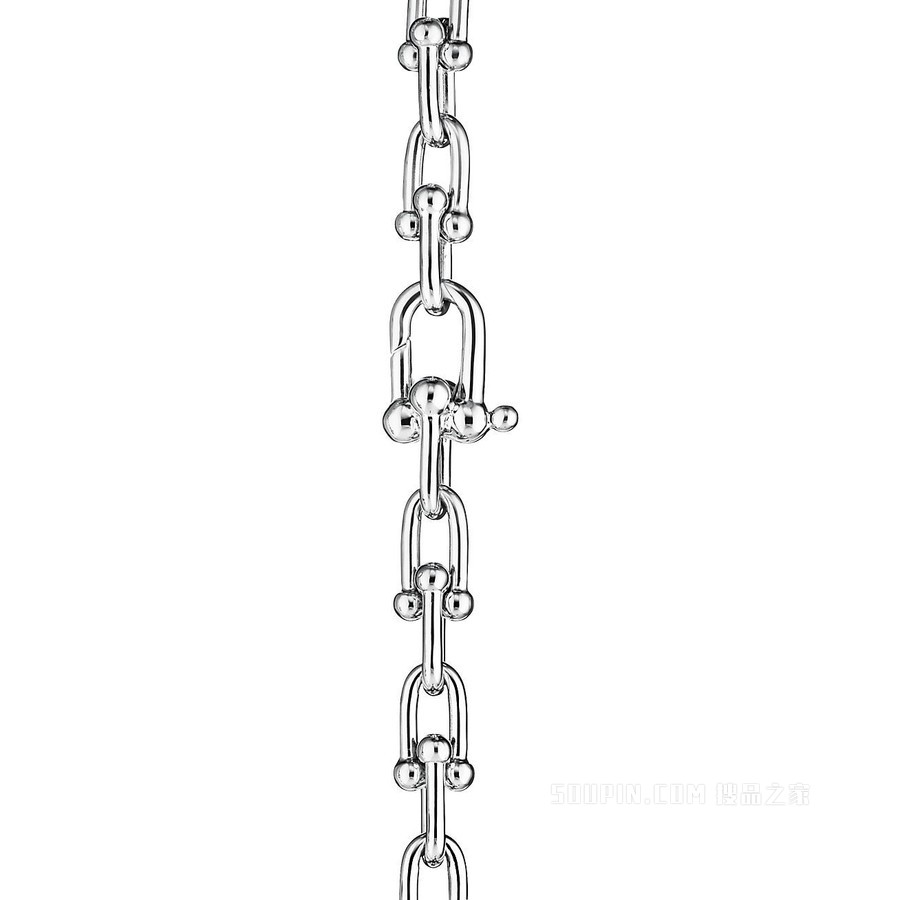 Tiffany HardWear 系列纯银中号缠绕式手链。