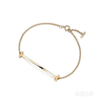 Tiffany T 系列 18K 黄金 Smile 手链