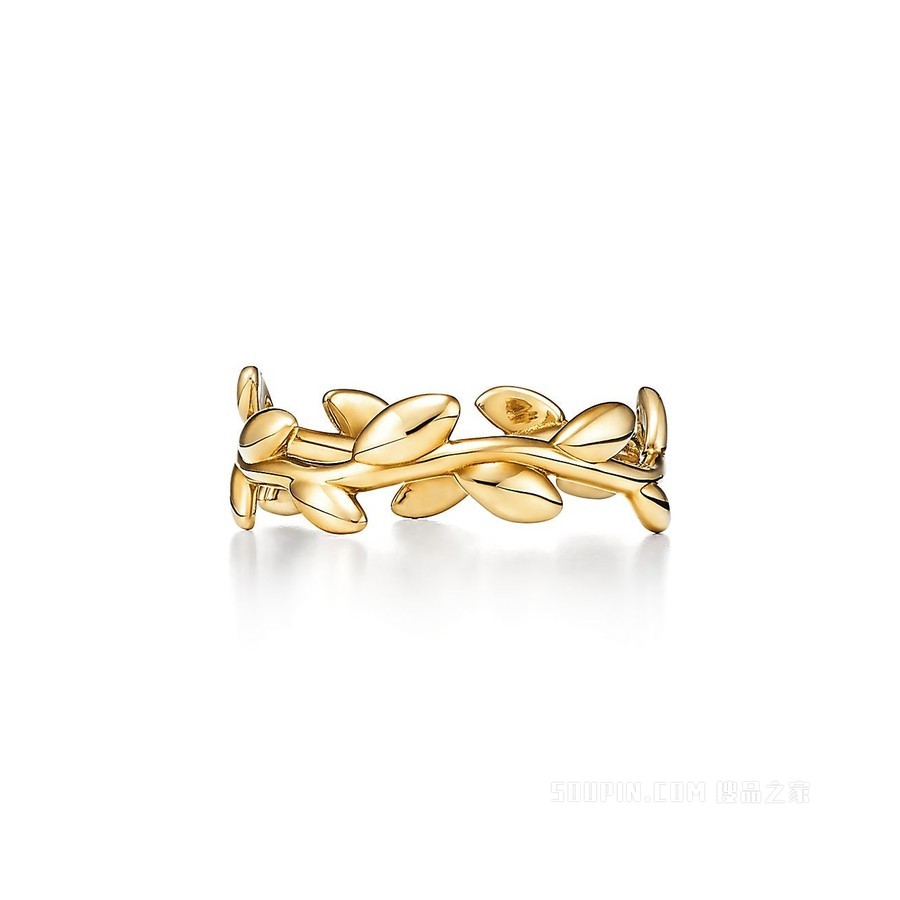 Paloma Picasso® 系列 18K 黄金 Olive Leaf 窄式戒指