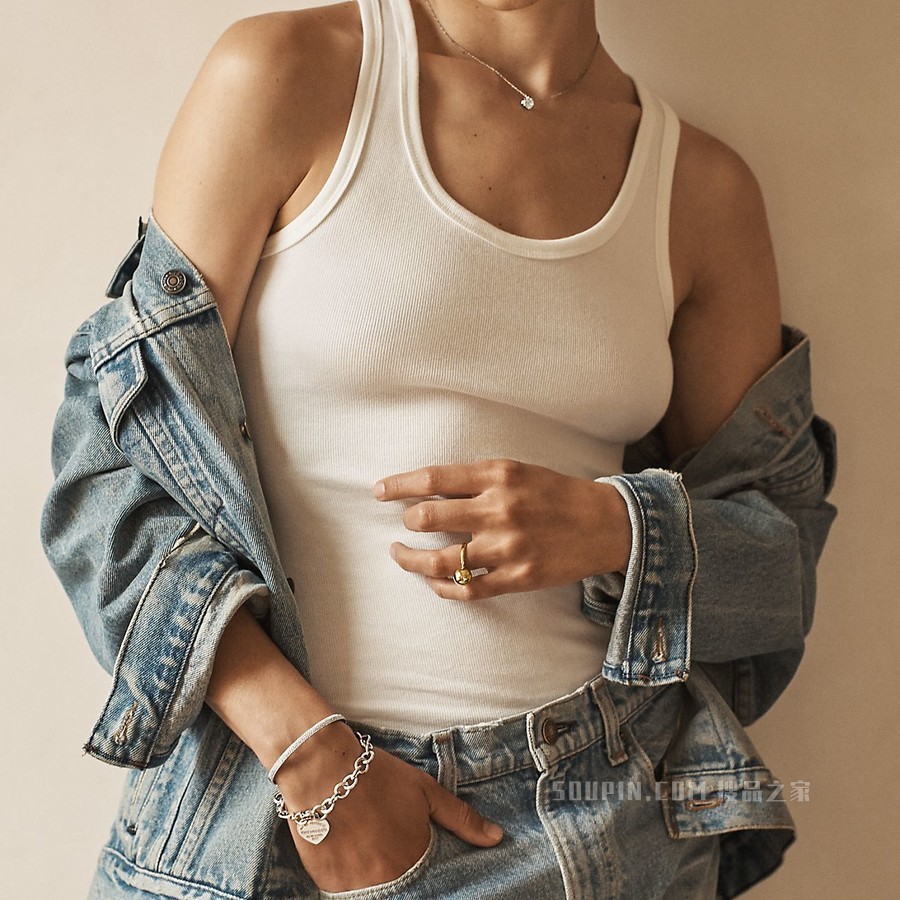 Tiffany HardWear 系列 18K 黄金球形装饰戒指，12 毫米