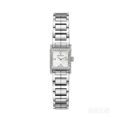Tiffany 1837® 系列 Makers 16 毫米白色表盘不锈钢方形腕表