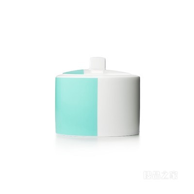 Color Block 系列骨瓷糖罐。
